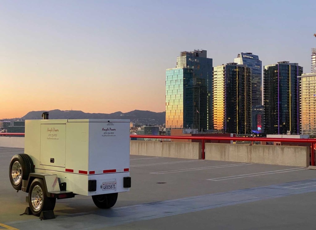 300-500 amp towable generator